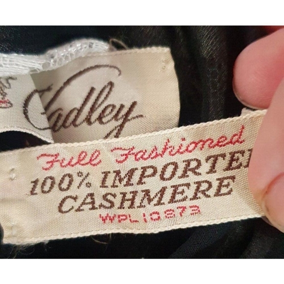 VINTAGE BLACK Fancy Fur jacket by Hadley Sze S - Picture 14 of 15